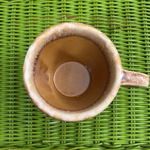 Hull Teacup and Saucer Creston Butterscotch Color Coffee Cup Mug Dripware - Picture 7 of 10